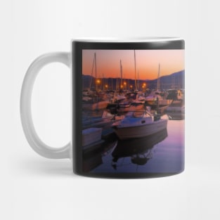 Canada. British Columbia. Kelowna. Lake Okanagan. Sunset. Mug
